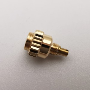 18K Solid Yellow Gold Watch Pusher For Rolex Daytona Aftermarket Watch Parts
