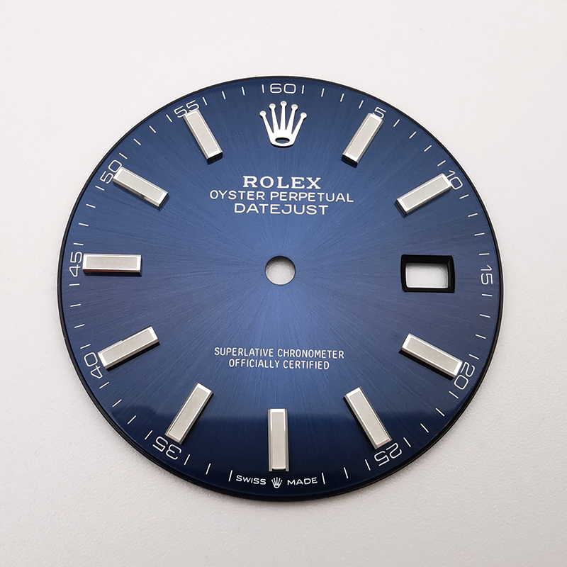 Watch Dial For 41mm Rolex Datejust 126334, Fits to 3235 Movement Aftermarket Watch Parts 