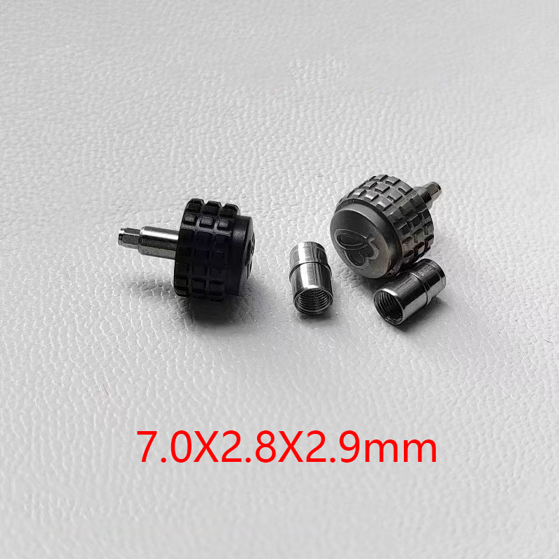 7.0mm Stainless Steel Watch Crown For Breitling Avenger Aftermarket Watch Parts