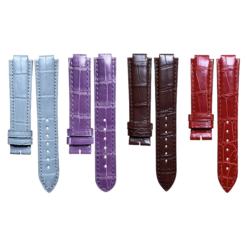 Top Genuine Alligator Watch Strap For Cartier BALLON BLEU TANK PASHA RONDE MUST Watches Aftermarket Watch Parts Replacements