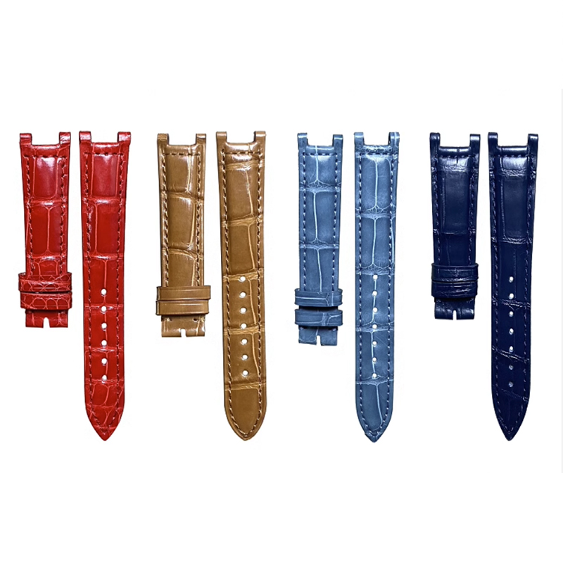 Top Genuine Alligator Watch Strap For Cartier BALLON BLEU TANK PASHA RONDE MUST Watches Aftermarket Watch Parts Replacements