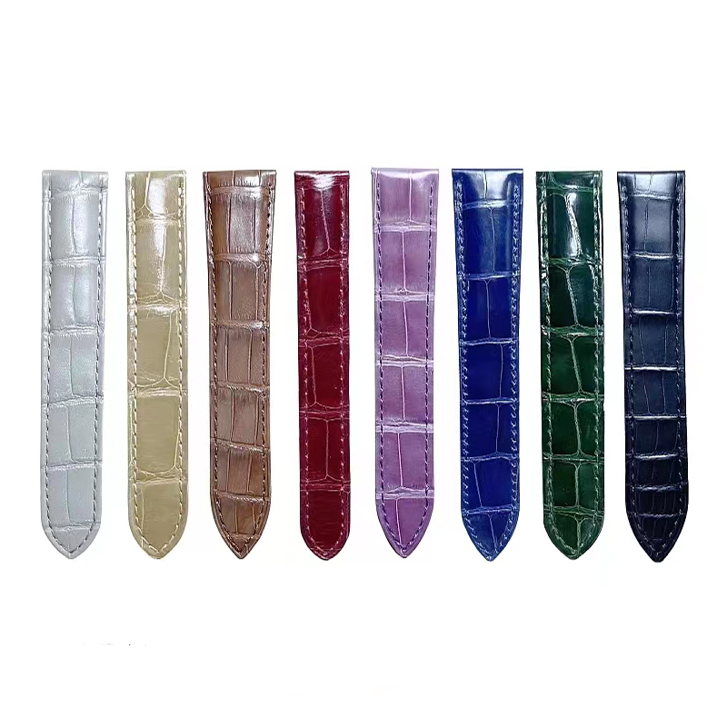 Top Genuine Alligator Watch Strap For Cartier BALLON BLEU TANK PASHA RONDE MUST Watches Aftermarket Watch Parts Replacements