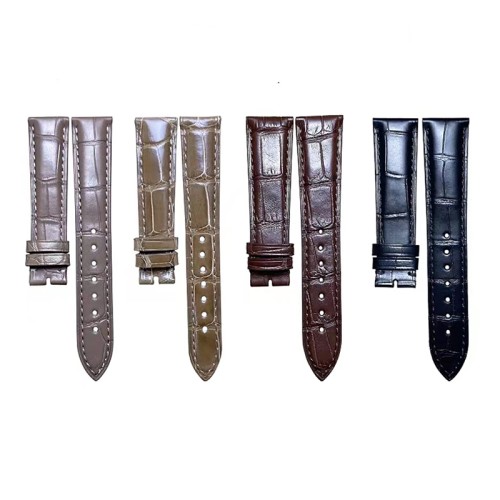 Top Genuine Alligator Watch Strap For Cartier BALLON BLEU TANK PASHA RONDE MUST Watches Aftermarket Watch Parts Replacements 