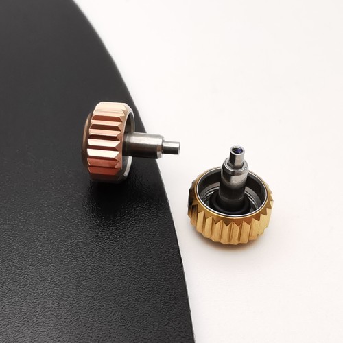Rose Gold Yellow Gold color Watch Crown for Rolex Daytona 