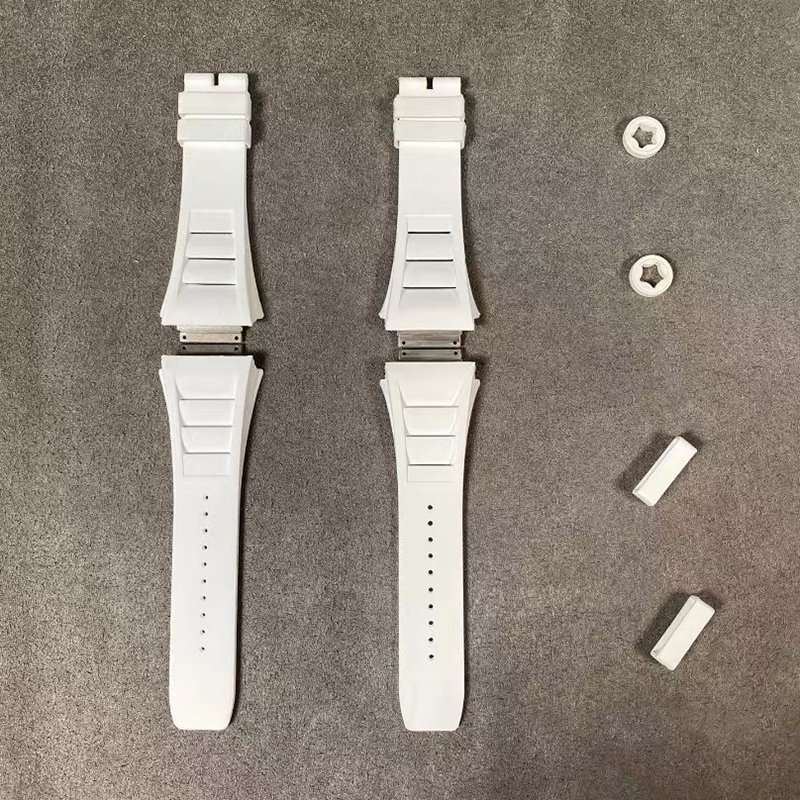 Top Quality Fluorine Rubber Watch Strap For Richard Mille RM30, RM010, RM21, RM55 Aftermarket Watch Parts