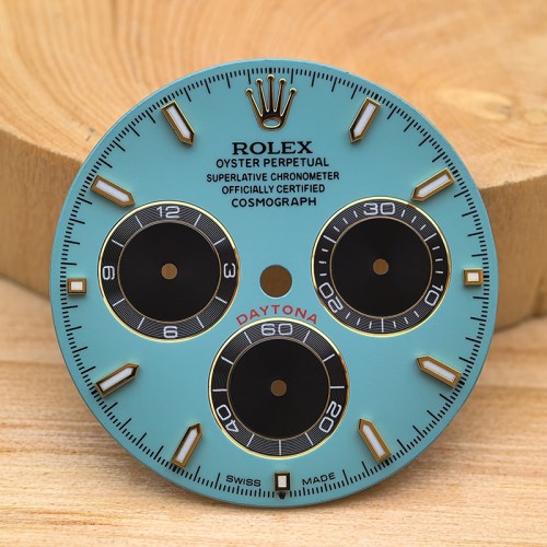 Tiffany Blue Watch Dial For Rolex Daytona M126518LN-0014 Cal. 4131 Movement Aftermarket Watch Accessories 