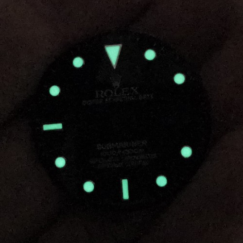 Green Luminous Watch Dial For Vintage Rolex Submariner 16610LN Fit Cal. 3135 Movement Aftermarket Watch Accessories Timepieces 