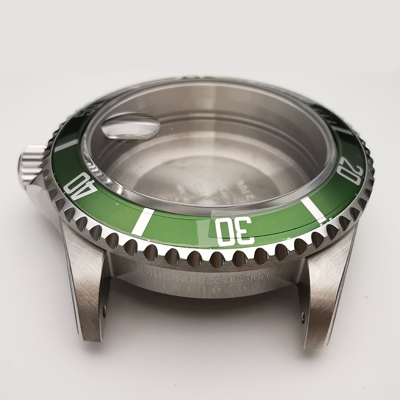 Top 904L Watch Case For Vintage Rolex Submariner 16610LV 40mm Fit to 3135 Movement Aftermarket Watch Parts