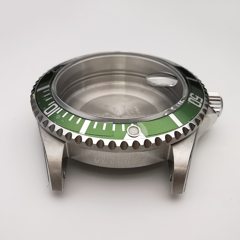Top 904L Watch Case For Vintage Rolex Submariner 16610LV 40mm Fit to 3135 Movement Aftermarket Watch Parts