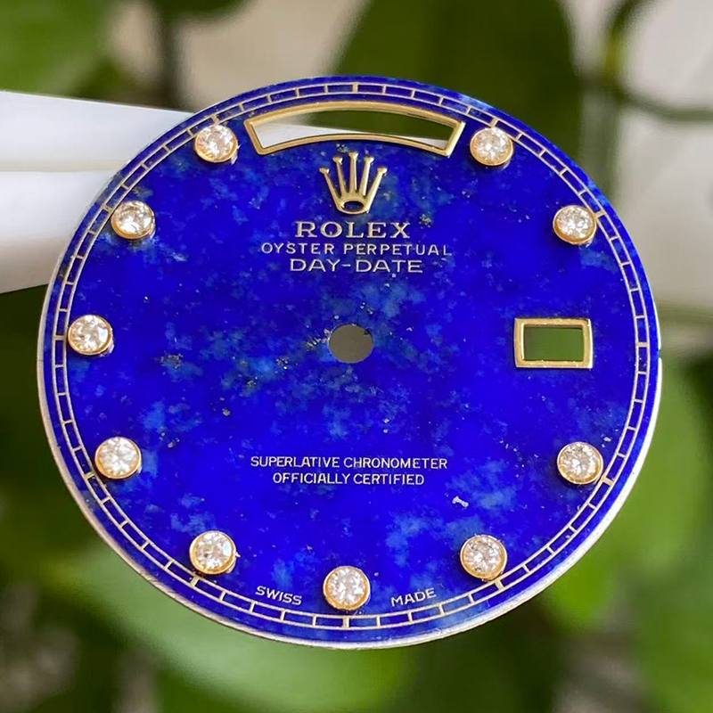 Lapis Lazuli Watch Dial for Rolex Day-Date 18238 118238 18038 Cal.3055 Cal.3155 Aftermarket Watch Parts Lapis Lazuli Watch Dial for Rolex Day-Date 18238 118238 18038 Cal.3055 Cal.3155 Aftermarket Watch Parts