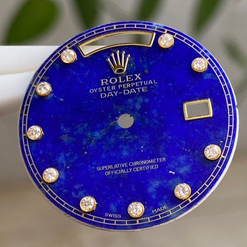 Lapis Lazuli Watch Dial for Rolex Day-Date 18238 118238 18038 Cal.3055 Cal.3155 Aftermarket Watch Parts 