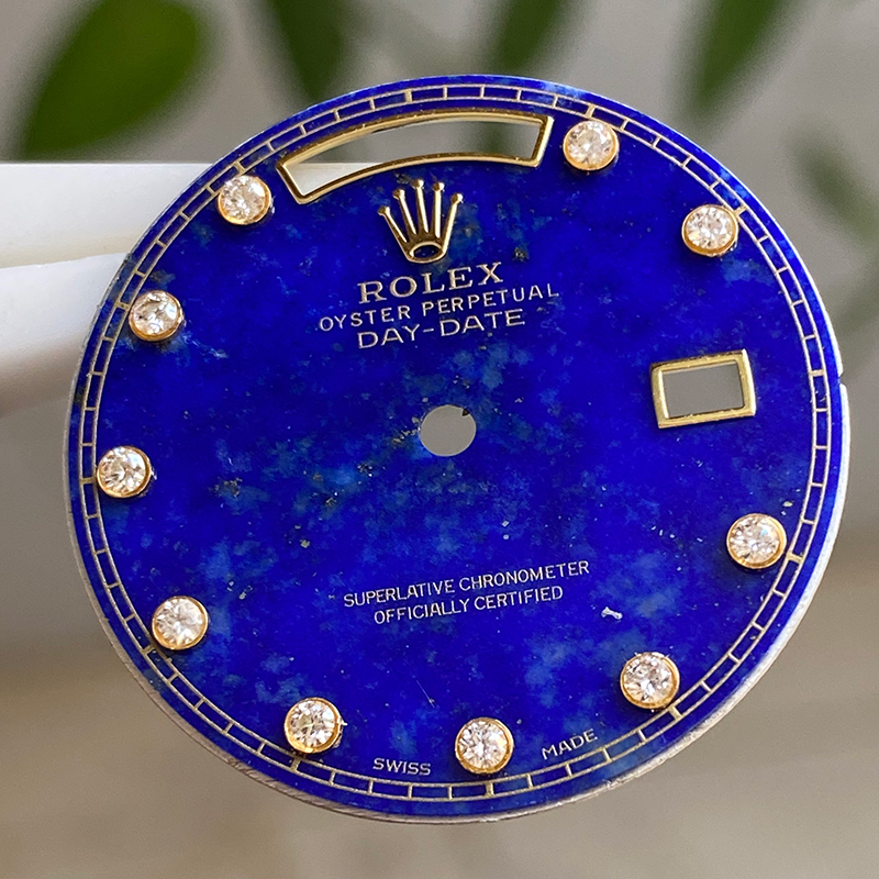 Lapis Lazuli Watch Dial for Rolex Day-Date 18238 118238 18038 Cal.3055 Cal.3155 Aftermarket Watch Parts Lapis Lazuli Watch Dial for Rolex Day-Date 18238 118238 18038 Cal.3055 Cal.3155 Aftermarket Watch Parts