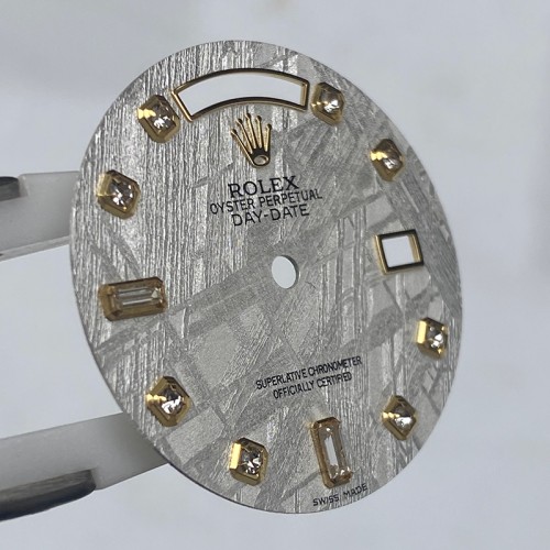 Meteorite Watch Dial for Rolex Day-Date 18238 118238 18038 Cal.3055 Cal.3155 Aftermarket Watch Parts 