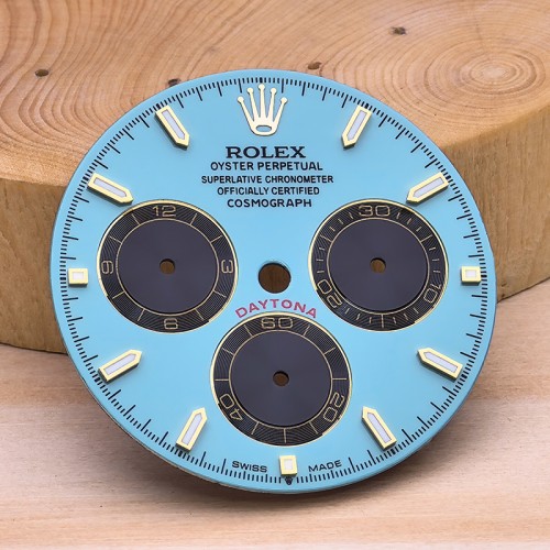 Tiffany Blue Watch Dial For Rolex Daytona M126518LN-0014 Cal. 4131 Movement Aftermarket Watch Accessories 