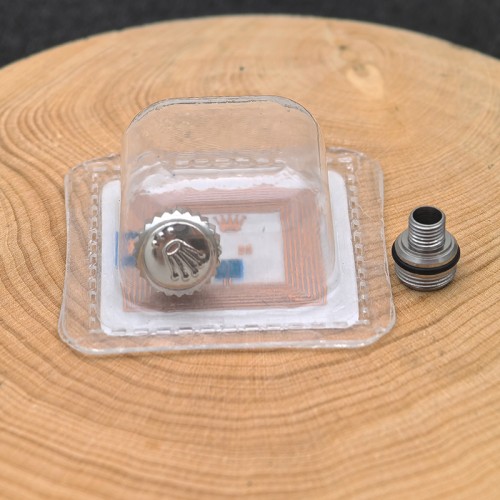 904L Stainless Steel 7.03mm Watch Crown for Rolex Submariner 116610 and GMT 116710 Watch Parts 