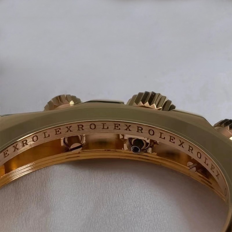 Customized 18K Solid Gold Watch Case and Bracelet For Rolex Daytona Cal.4130 Movement Aftermarket Watch Parts