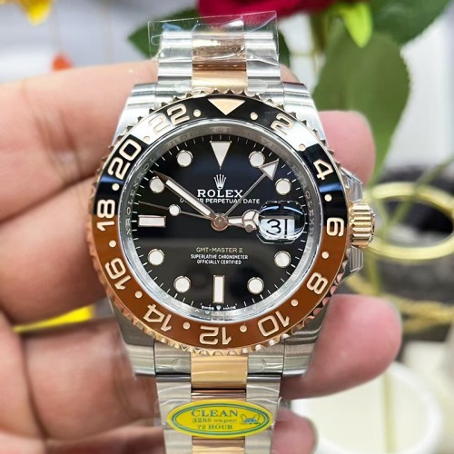 Clean Factory Super Clone Watch Rolex GMT-Master II Rootbeer 126711chnr-0002 DD3285 Movement 