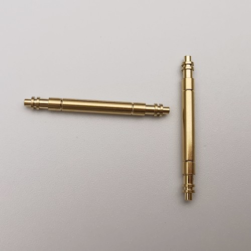 316L Yellow Gold Plating Watch Spring Bars 2.0x20mm For Rolex Submariner Aftermarket Watch Parts 