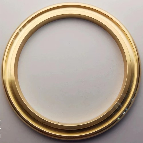 18K Solid Yellow Gold Watch Bezel For Rolex Daytona Aftermarket Watch Parts 