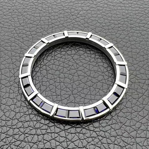 Customized 18K Solid Gold Watch Bezel with Colorful Gems Setting For Rolex Daytona 116589 Aftermarket Watch Parts 