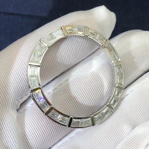 Customized 18K Solid White Gold Watch Bezel with Moissanite For Rolex Daytona Aftermarket Watch Parts 