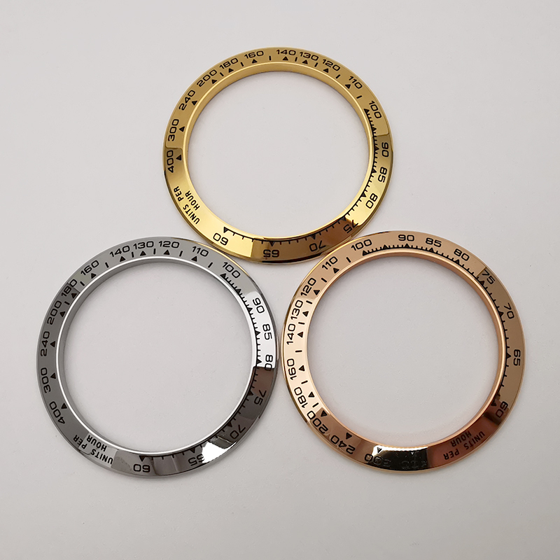 Gold Plating Watch Bezel for Rolex Daytona Aftermarket Watch Parts 