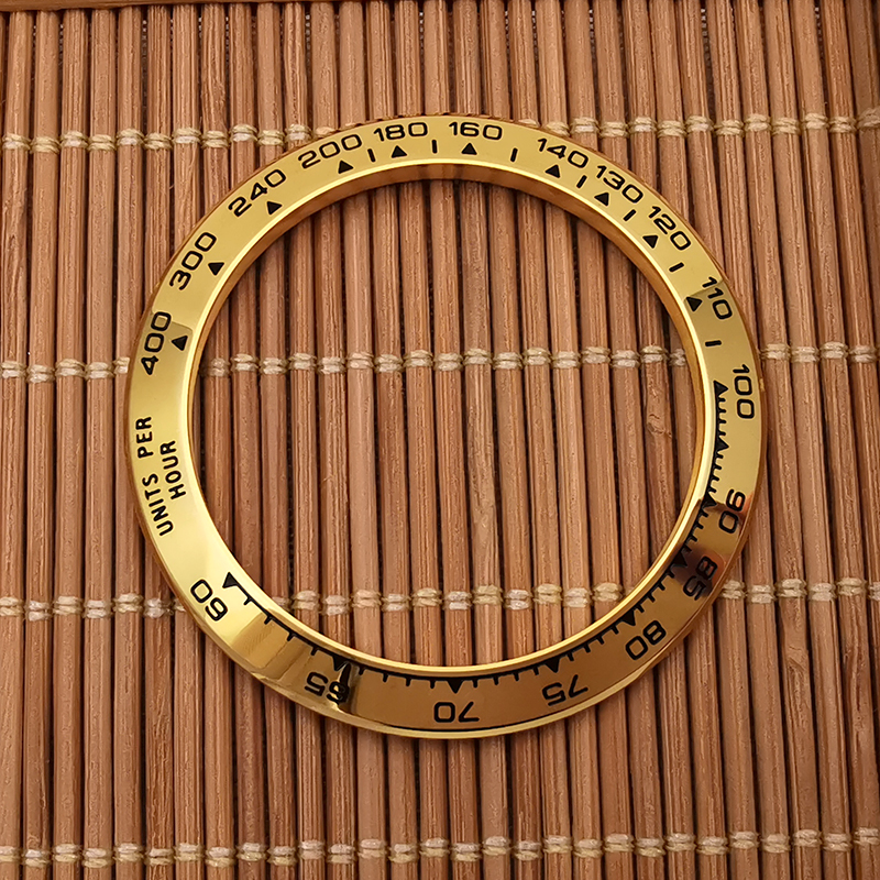Gold Plating Watch Bezel for Rolex Daytona Aftermarket Watch Parts 