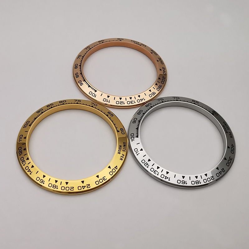 Gold Plating Watch Bezel for Rolex Daytona Aftermarket Watch Parts 