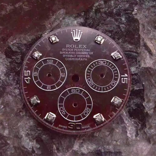 Garnet Watch Dial For Rolex Daytona Fit Cal. 4130 Movement Aftermarket Watch Parts 