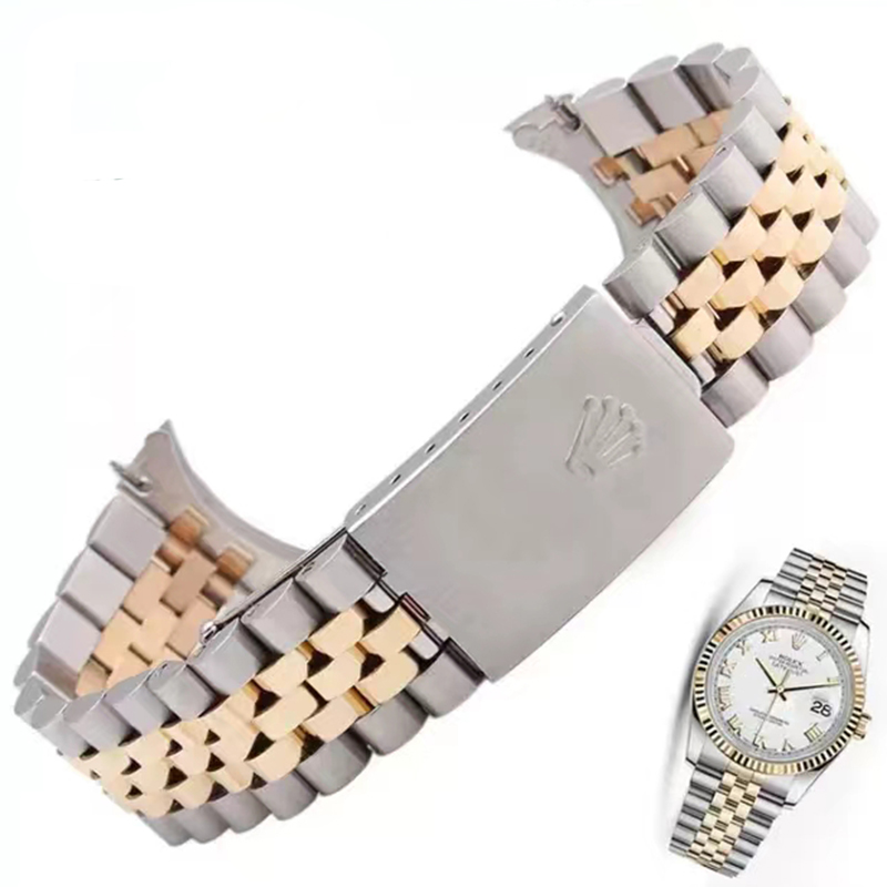 Jubilee Watch Bracelet Watch Band For Vintage Rolex Datejust 16233 Plug 20mm Aftermarket Watch Parts