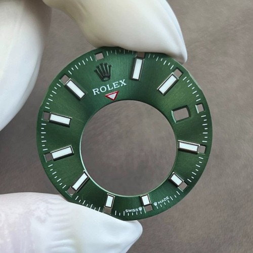 Green Watch Dial For Rolex Sky-Dweller 336938 Watches Fit 9002 Movement Aftermarket Watch Parts 
