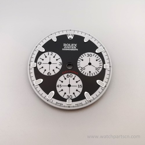 Top Vintage Watch Dial For Rolex Daytona Watches Fit to 4130 Movement Aftermarket Watch Parts 